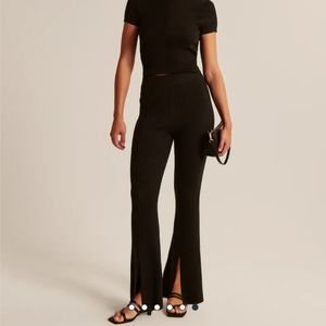 Abercrombie & Fitch Black Boot Cut Pants